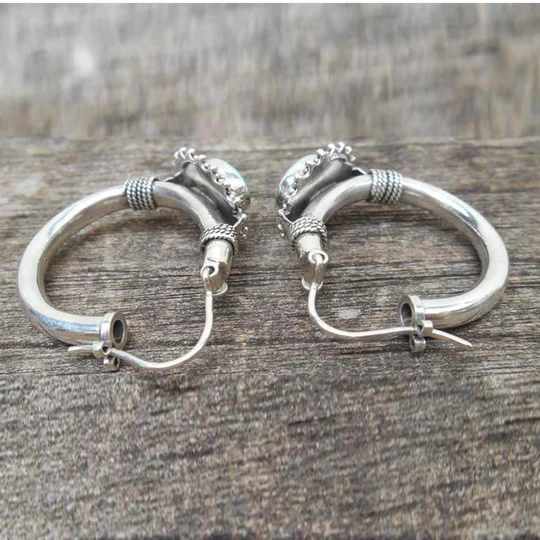 Pendientes vintage turquesa