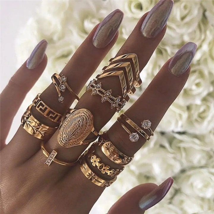 Conjunto de Anillos Elegantes
