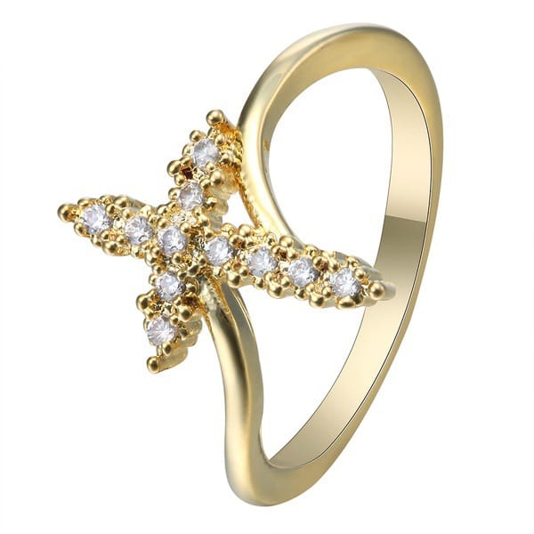 ANILLO CRUZ DE CRISTAL