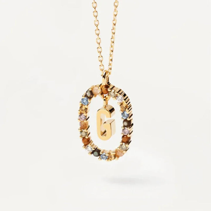 Collar Elegante con Piedras Multicolor