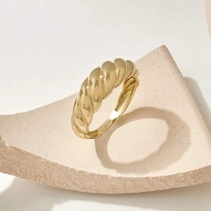 Anillo Croissant d'Oro | Oro