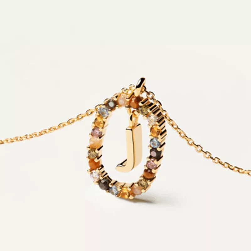 Collar Elegante con Piedras Multicolor