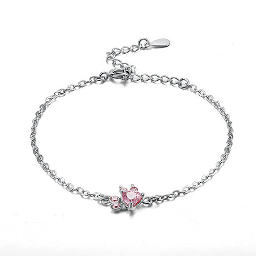Set de Joyas Paw para Mujer 4 Piezas | Oro Rosa con Corazón de Circonita