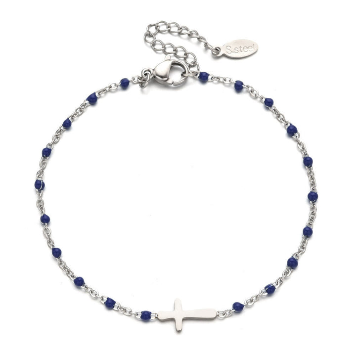 Pulsera Cruz Minimalista Delicada