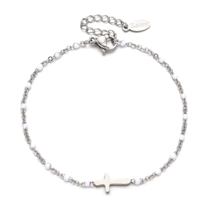 Pulsera Cruz Minimalista Delicada