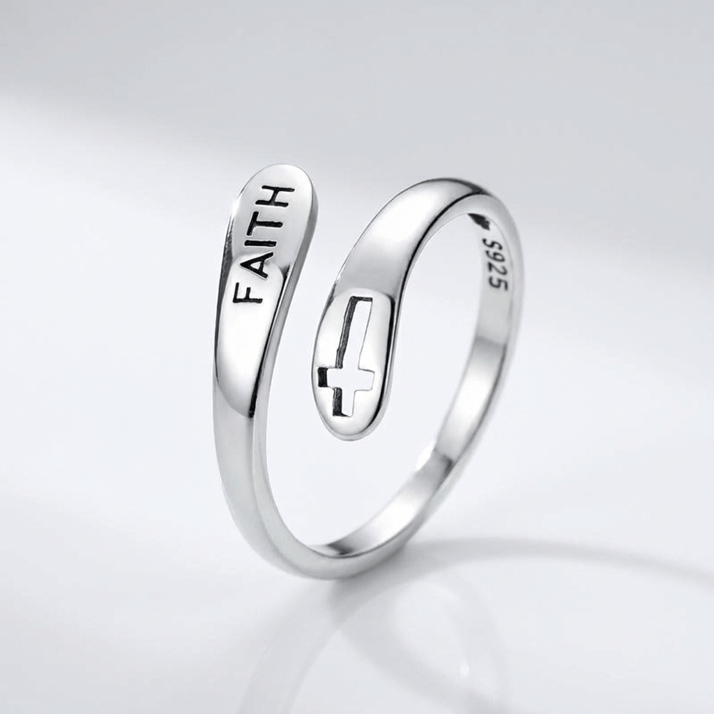 ANILLO DE FE SAGRADA - (AJUSTABLE)