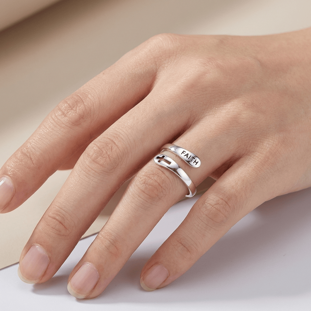 ANILLO DE FE SAGRADA - (AJUSTABLE)