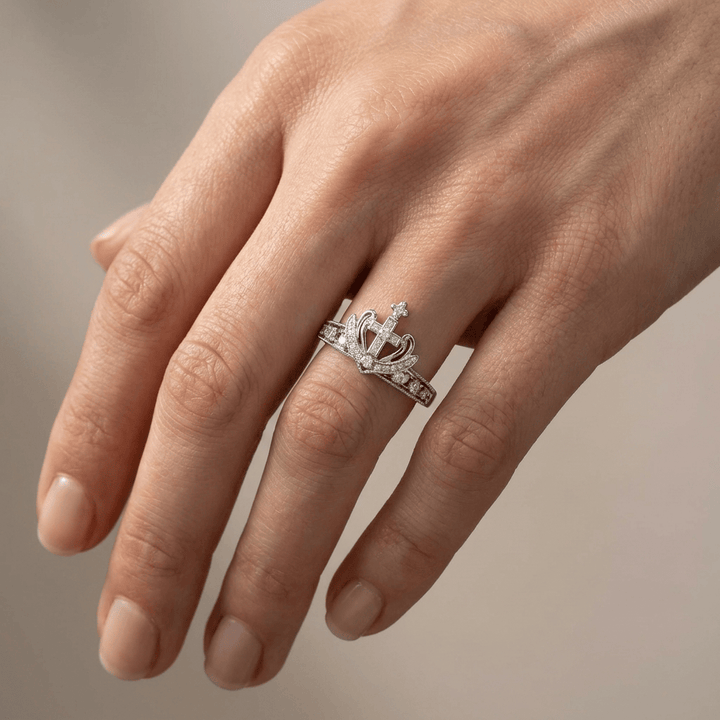SOY HIJA DEL REY ANILLO DE PLATA