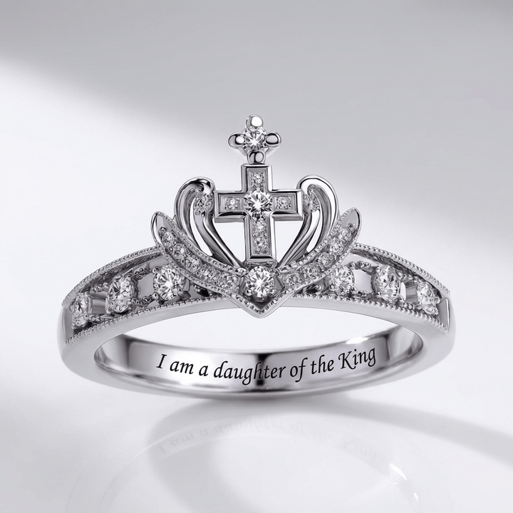 SOY HIJA DEL REY ANILLO DE PLATA