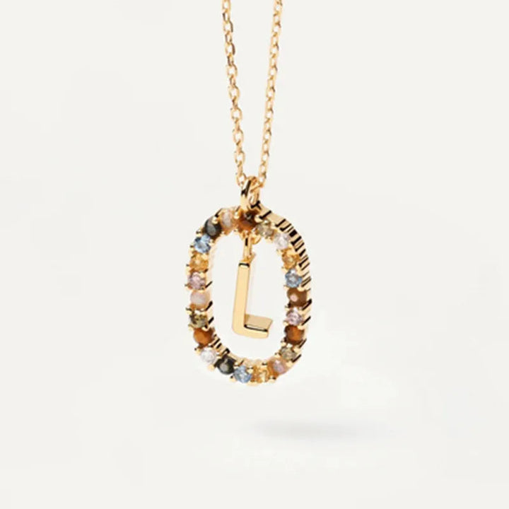 Collar Elegante con Piedras Multicolor
