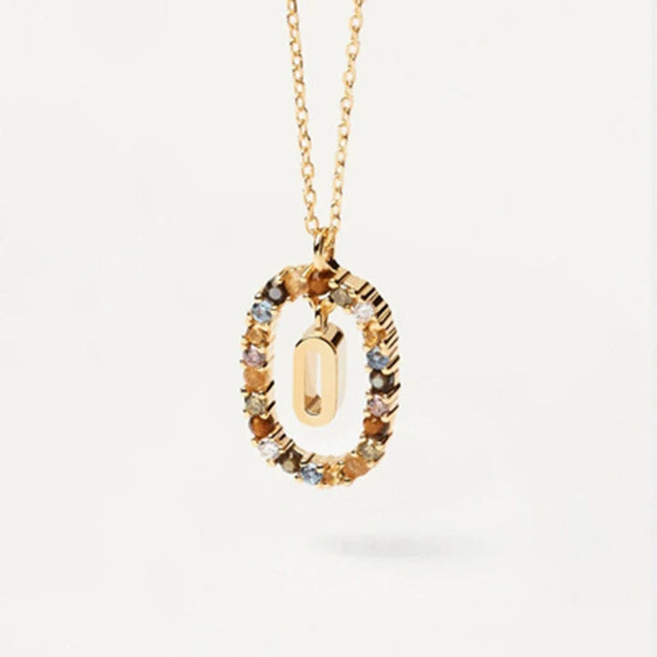 Collar Elegante con Piedras Multicolor