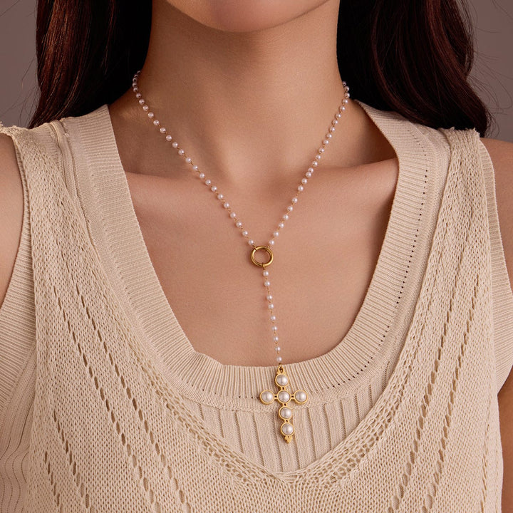 COLLAR MINI PERLA ELEGANTE