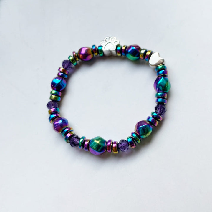 Pulsera Con Colgante En Forma De Huella Magnética