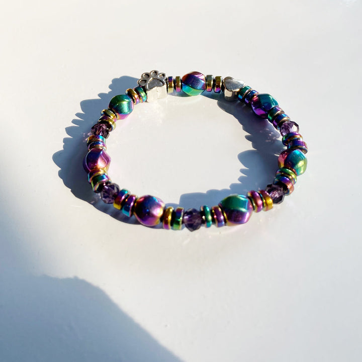Pulsera Con Colgante En Forma De Huella Magnética