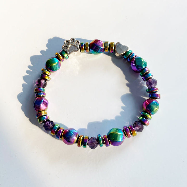 Pulsera Con Colgante En Forma De Huella Magnética