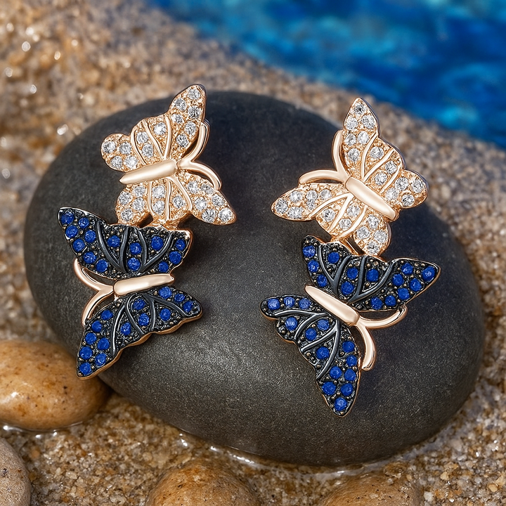 Pendientes de mariposa Cordelia