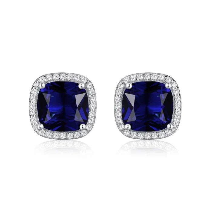 Pendientes con piedras preciosas