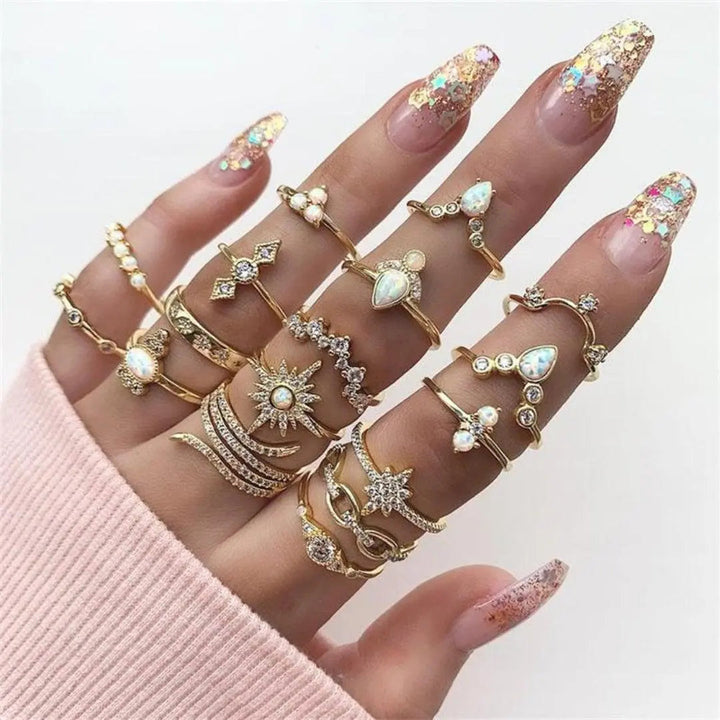 Conjunto de Anillos Elegantes