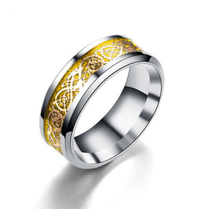 Anillo Dragón de Acero