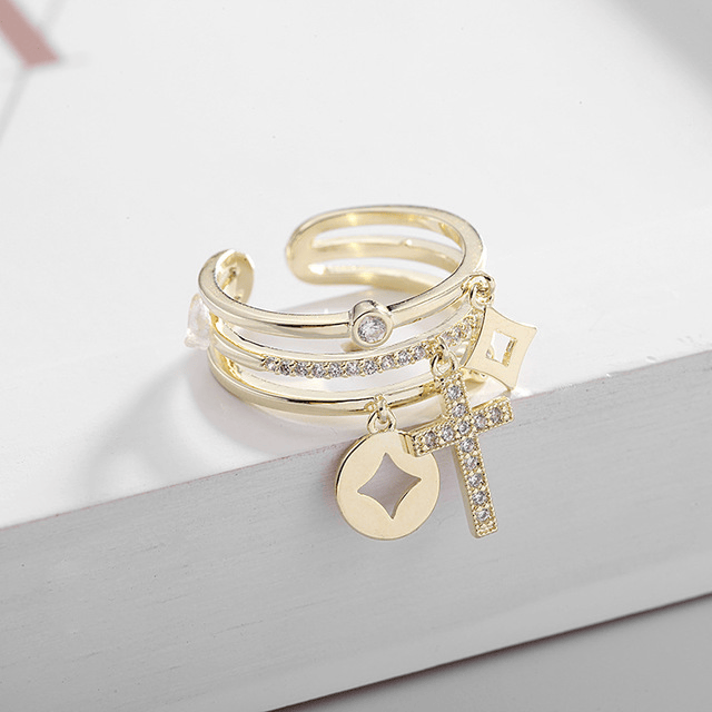 ANILLO DE PLATA CAPA BENDITA - (AJUSTABLE)
