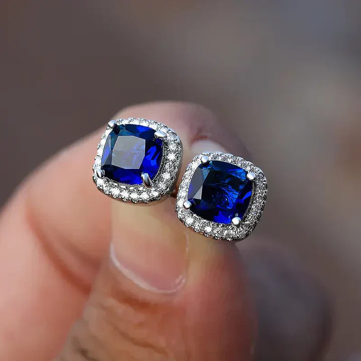 Pendientes con piedras preciosas
