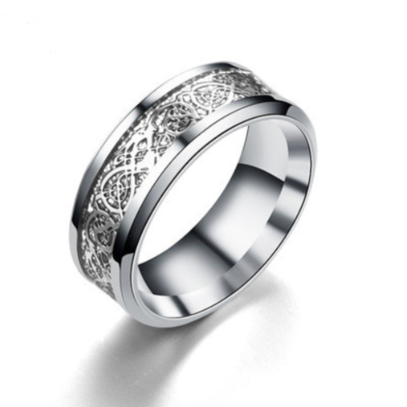 Anillo Dragón de Acero