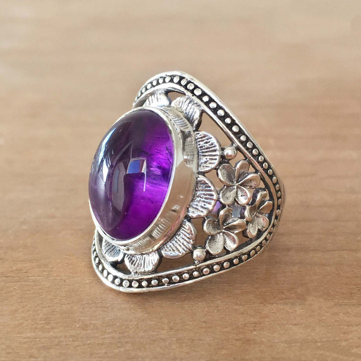 Anillo Haida Amatista