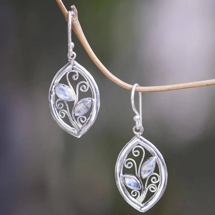 Pendientes Vintage Ivy con circonita