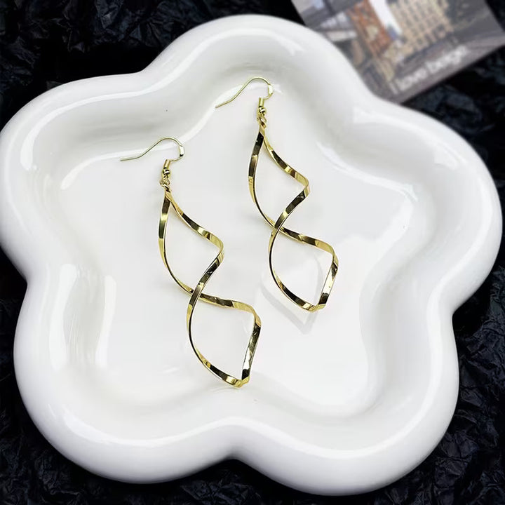Pendientes Espiral Dorada | Oro