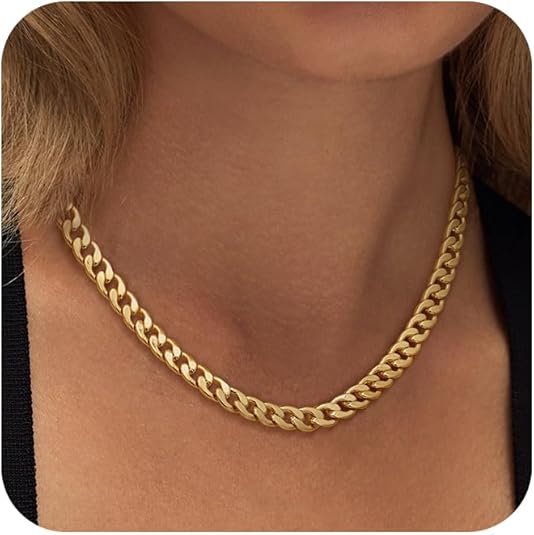 Collar Cubano Chunky | Oro