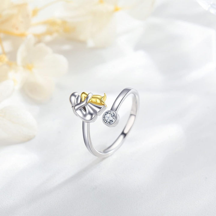 Anillo de Plata Esterlina 925 con Circonita – Ajustable y Hecho a Mano