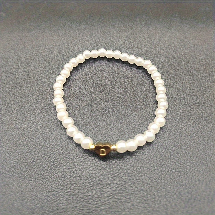 Pulsera Elegante de Corazón con Inicial