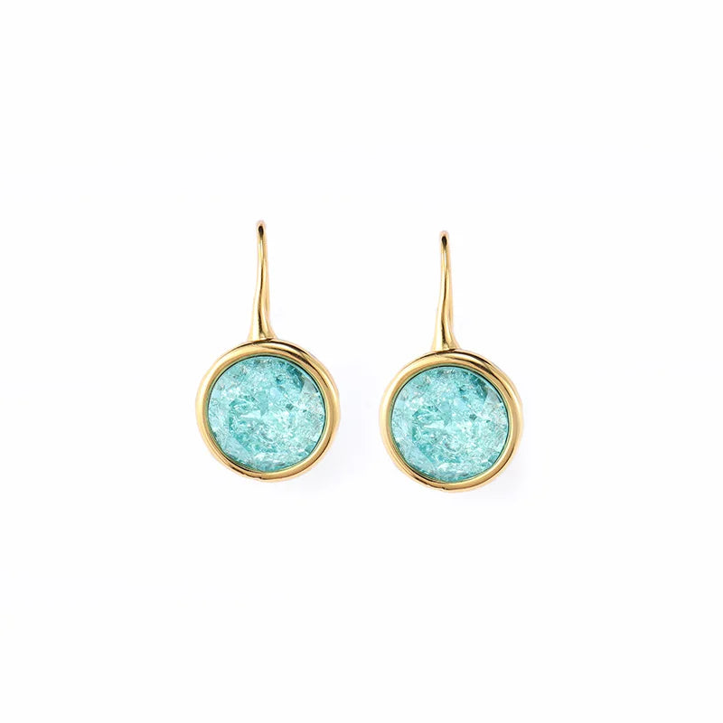 Pendientes Vintage Ice Crack Jewel
