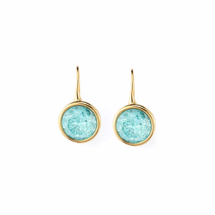 Pendientes Vintage Ice Crack Jewel