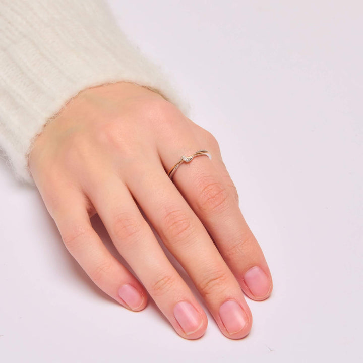 Anillo Eternidad Madre e Hija – Amor Infinito (Ajustable)