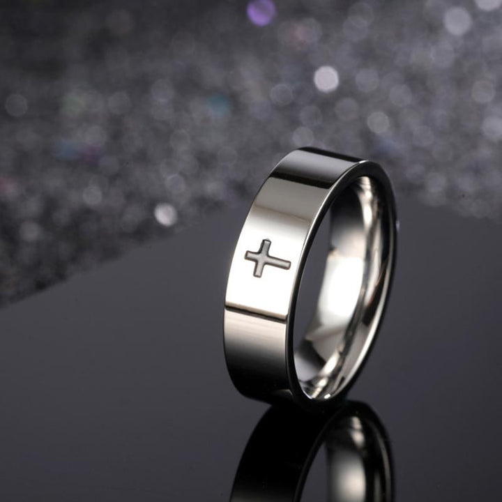 ANILLO CRUZADO UNISEX DE PLATA