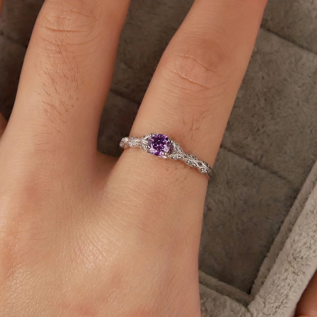 Anillo Brigitte Amatista