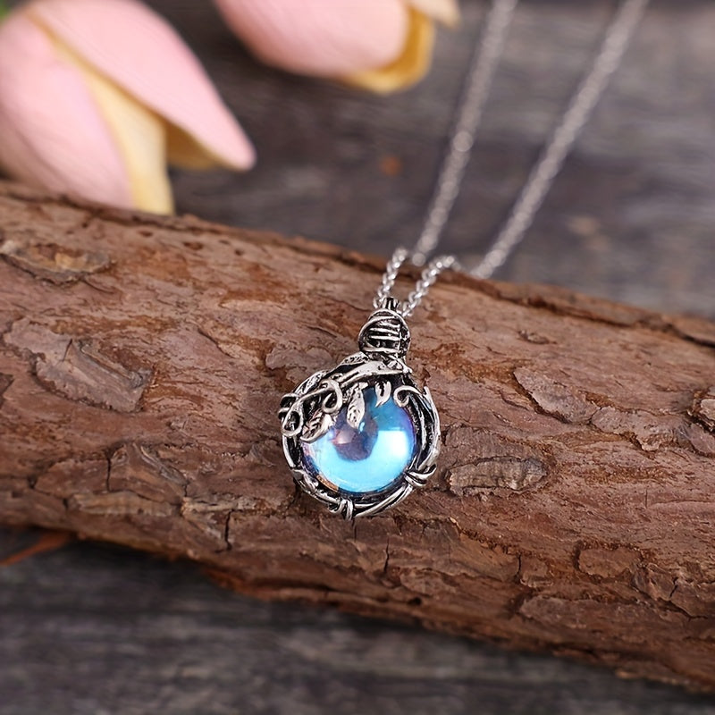 Collar María con piedra de luna