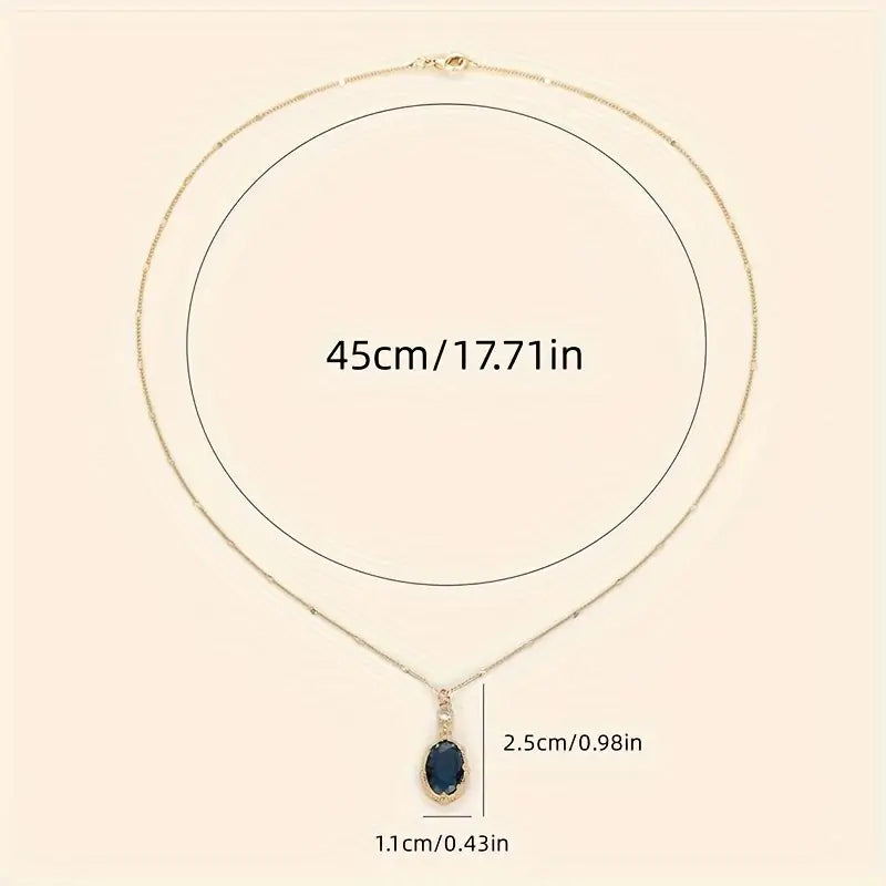 Collar de Oro Brillo Lunar