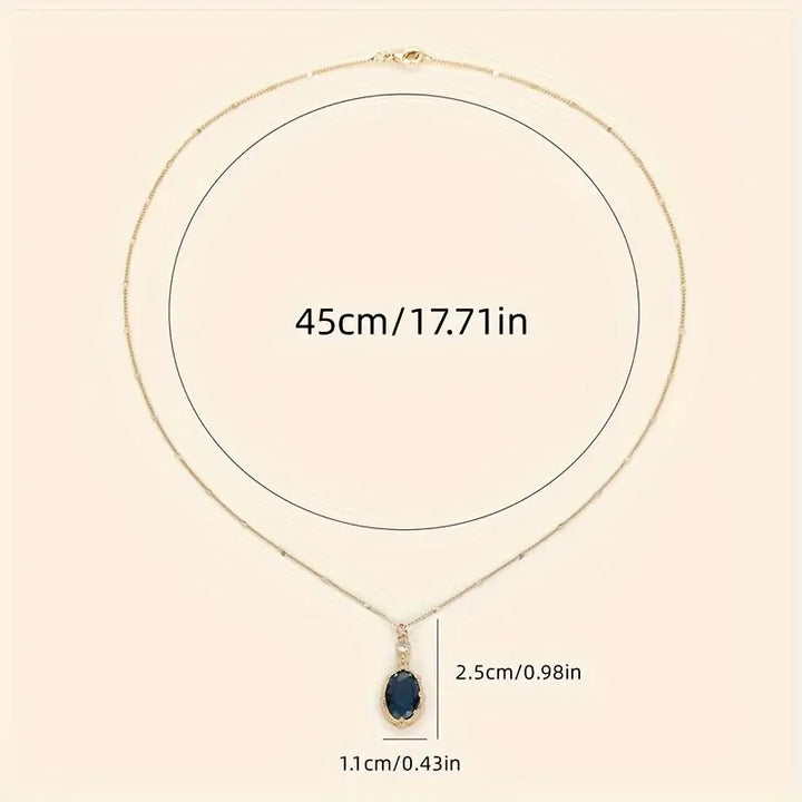 Collar de Oro Brillo Lunar