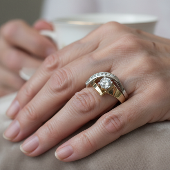 Anillo de Oro Vintage