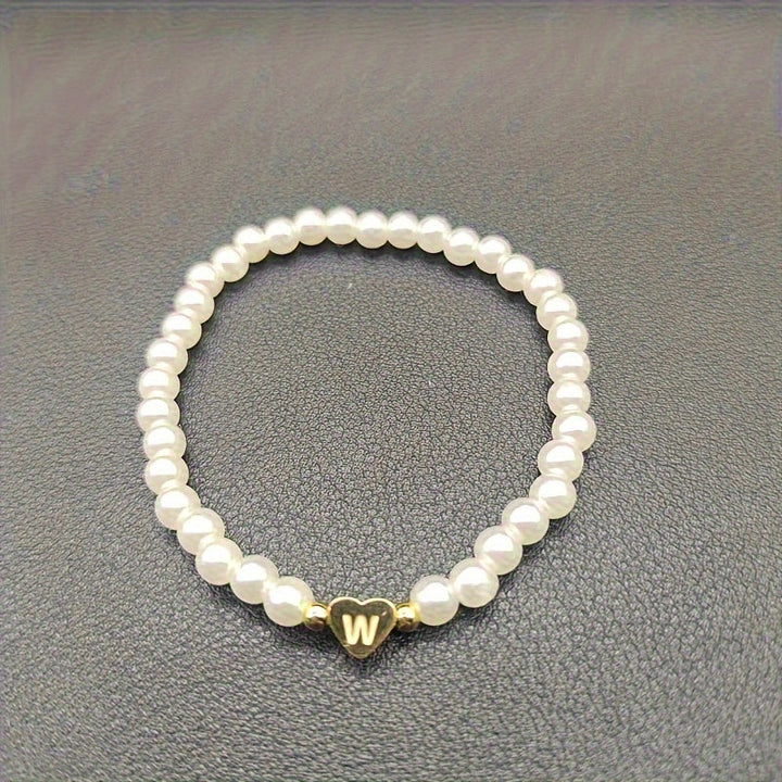 Pulsera Elegante de Corazón con Inicial