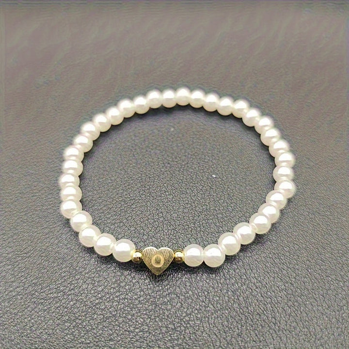 Pulsera Elegante de Corazón con Inicial