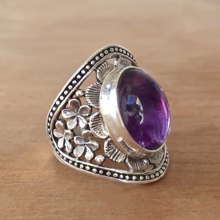 Anillo Haida Amatista