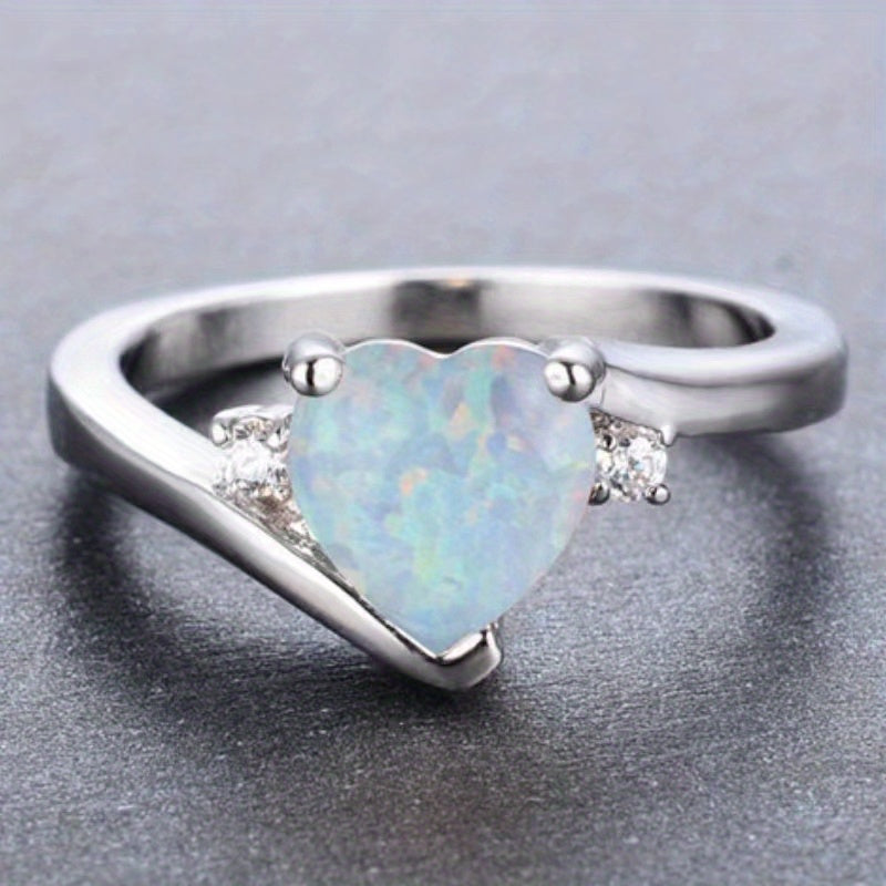 Anillo Estela con Piedra de Luna