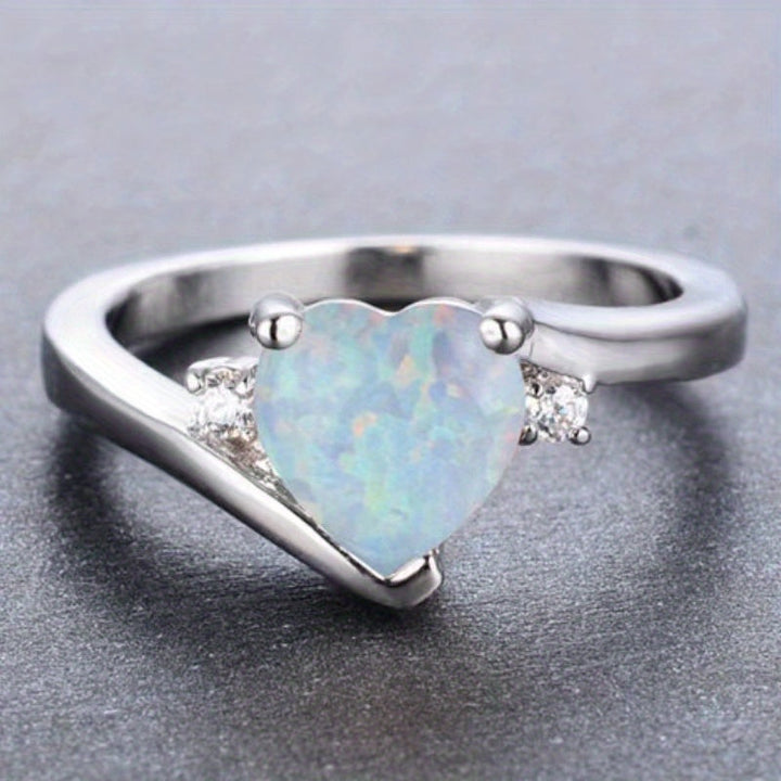 Anillo Estela con Piedra de Luna