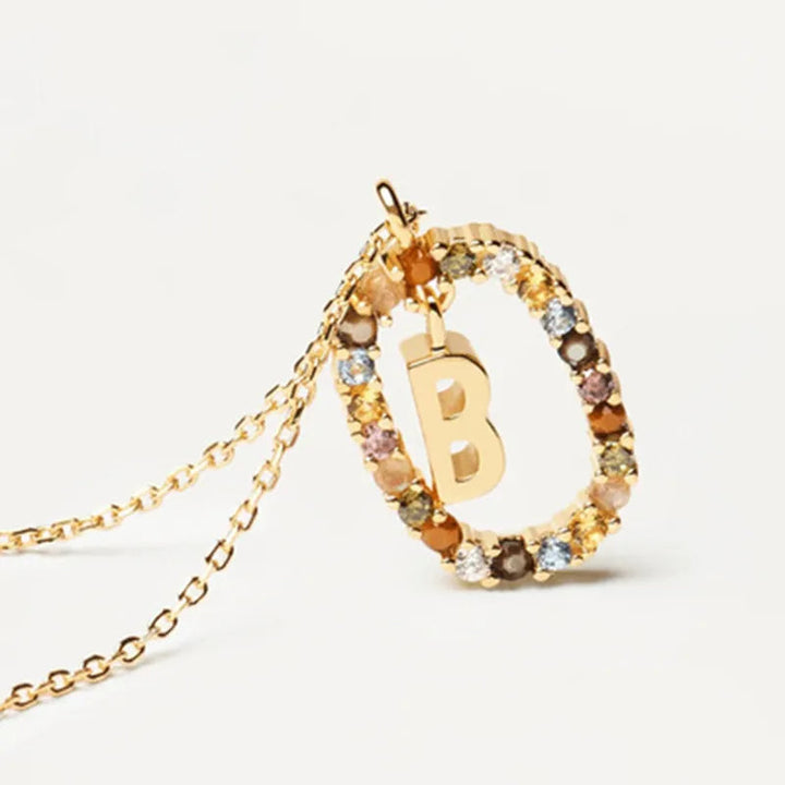 Collar Elegante con Piedras Multicolor