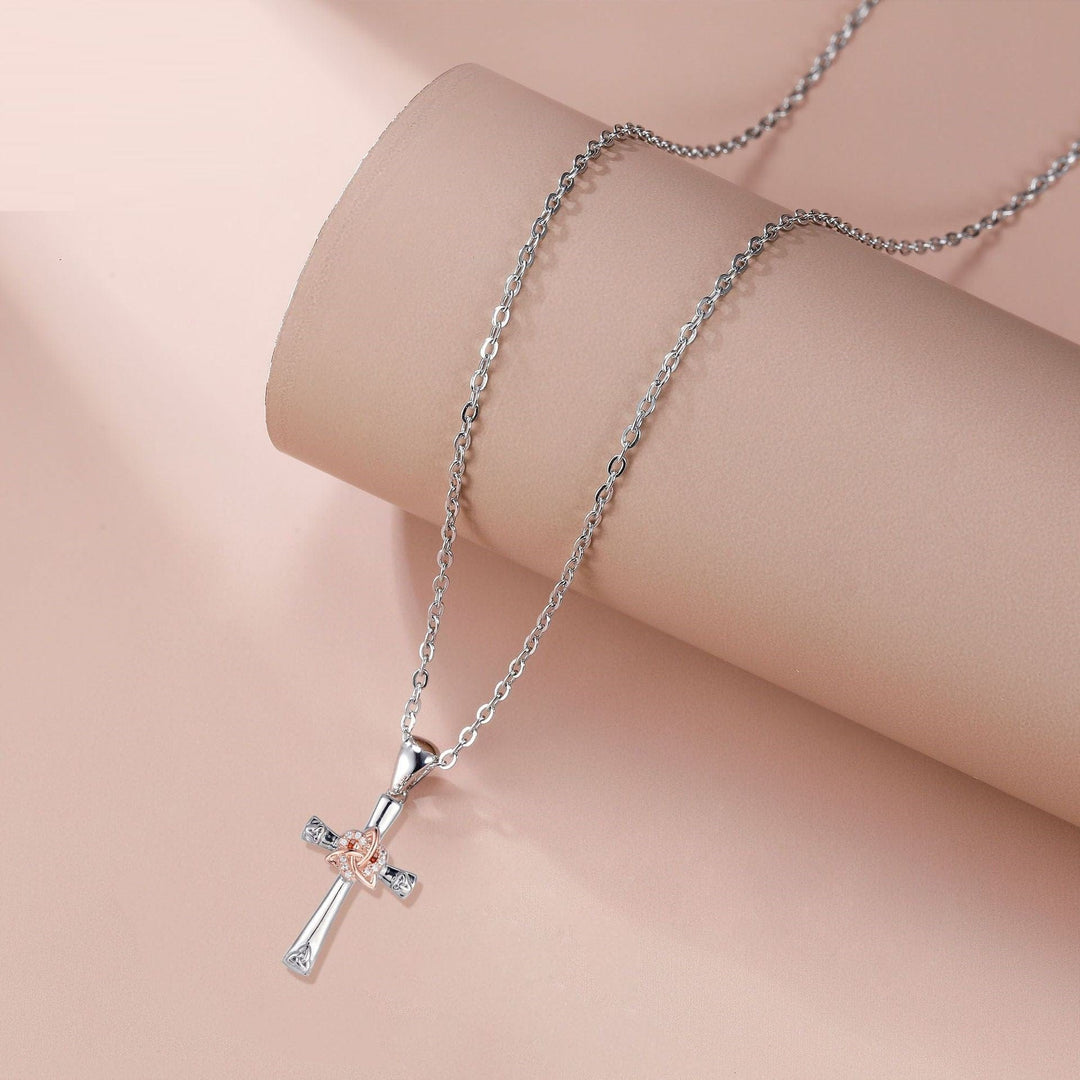 COLLAR CRUZ DE FE INFINITA