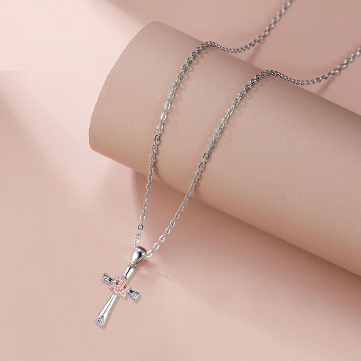 COLLAR CRUZ DE FE INFINITA