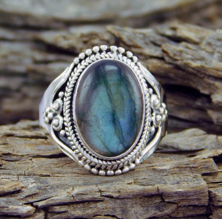 Anillo Cristina con Piedra de Luna
